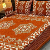 Fancy Velvet Bed Sheet Set - 4 Pieces  FVB 248